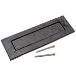 BLACK TEXTURED LARGE LETTER PLATE