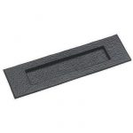 BLACK TEXTURED LETTER PLATE