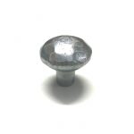 PEWTER HAMMERED CABINET KNOB