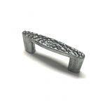 PEWTER BEATEN TOP PULL HANDLE