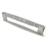 PEWTER LARGE BEATEN TOP PULL HANDLE