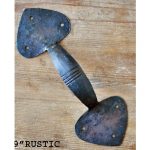 HAND FORGED 9" HEAVY DUTY RUSTIC GOTHIC PULL HANDLE