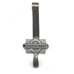 ANTIQUE IRON "UNDERGROUND" HAT AND COAT HOOK