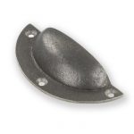 ANTIQUE IRON ROUND PLAIN DRAWER PULL