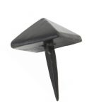 BLACK DOOR STUD 25 MM