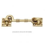 BRASS 4" CABIN HOOK