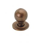 BRONZE 35 MM ROUND CABINET KNOB