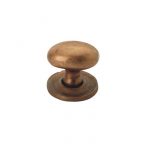 BRONZE 35 MM RUSTIC OVAL CABINET KNOB
