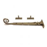 BRONZE 8" MONKEY TAIL WINDOW STAY