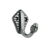 BURNISHED 2.5" PINEAPPLE SINGLE COAT HOOK