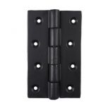 BLACK 4" BUTT HINGE