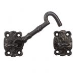 BLACK 4" TRADITIONAL CABIN HOOK