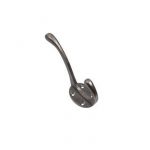 ANTIQUE IRON 5" HAT AND COAT HOOK