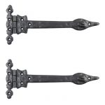 BLACK 12" SPEAR HEAD HINGE