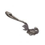 ANTIQUE IRON CRANE BIRD HAT AND COAT HOOK