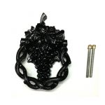 BLACK GRAPE DOOR KNOCKER