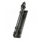 BLACK HEAVY DUTY HANDLE ON PLATE