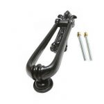 BLACK LARGE LOOP DOOR KNOCKER