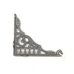 ANTIQUE IRON COLUMN SHELF BRACKET