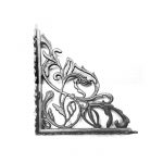 ANTIQUE IRON LUXART SHELF BRACKET