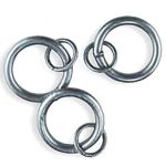PEWTER HAND FORGED 2" CURTAIN RING