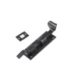 BEESWAX HAND FORGED 4" FISHTAIL CRANKED DOOR BOLT