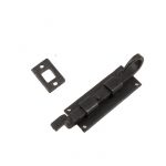 BEESWAX HAND FORGED 4" SHEPHERD CROOK CRANKED DOOR BOLT