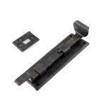 BEESWAX HAND FORGED 6" FISHTAIL CRANKED DOOR BOLT