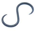 BEESWAX 8" HAND FORGED S HOOK