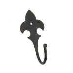 HAND FORGED FLEUR DE LYS HOOK