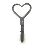 HAND FORGED HEART HOOK