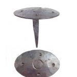 BEESWAX HAND FORGED OVAL DESIGNER NAIL