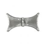PEWTER HAND FORGED 5" BUTTERFLY HINGE