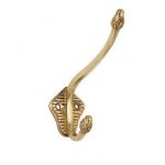 POLISHED BRASS 6" PINEAPPLE HAT AND COAT HOOK