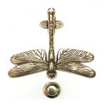 POLISHED BRASS DRAGONFLY DOOR KNOCKER