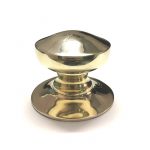 BRASS HEAVY DUTY SOLID BUN CENTER DOOR KNOB