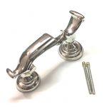 POLISHED NICKEL DOCTOR'S DOOR KNOCKER