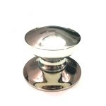 POLISHED NICKEL HEAVY DUTY SOLID BUN CENTER DOOR KNOB