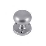 SATIN CHROME VICTORIAN BRASS DOOR KNOB