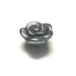 PEWTER ROSE KNOB
