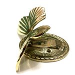 POLISHED BRASS BUTTERFLY DOOR KNOCKER - Image 2