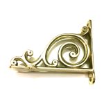 POLISHED BRASS SMALL BATHROOM BRACKET - Image 2