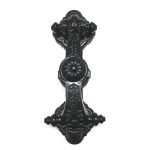 BLACK SUNFLOWER DOOR KNOCKER