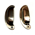 BRASS SLIM DESIGN SMALL DRAWER PULL - Image 3