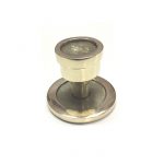 POLISHED BRASS ROUND CABINET KNOB WITH BASE
