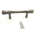 BRASS 7" SQUARE DOOR PULL HANDLE - Image 2