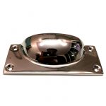 BRASS RECTANGULAR DRAWER PULL - Image 3