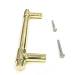 BRASS ROUND BAR PULL HANDLE - Image 2