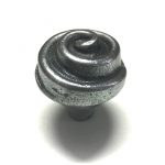 PEWTER SWIRL CABINET KNOB