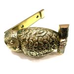 POLISHED BRASS OWL DOOR KNOCKER - Image 3